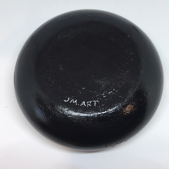 Hand Cast/Painted Tea Light Holder - Picture 3 of 6